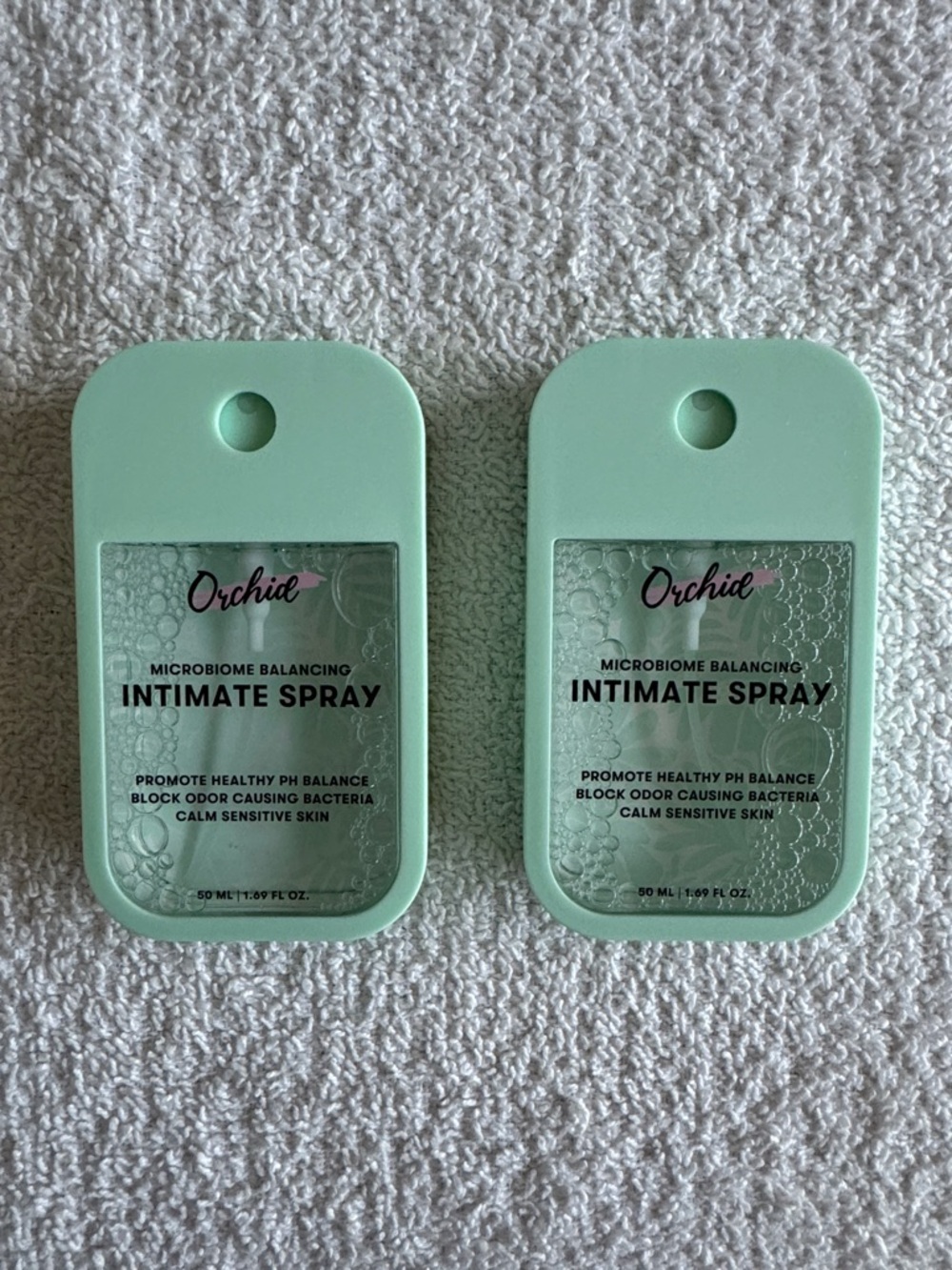 Orchid Microbiome Balancing Intimate Spray Mint Green 2 Pack